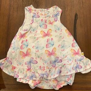 Posh Peanut Butterfly onsie Skater dress